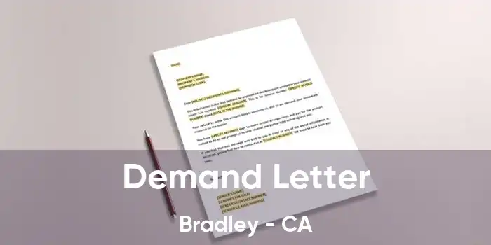 Demand Letter Bradley - CA