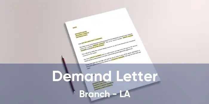  Demand Letter Branch - LA