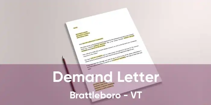 Demand Letter Brattleboro - VT