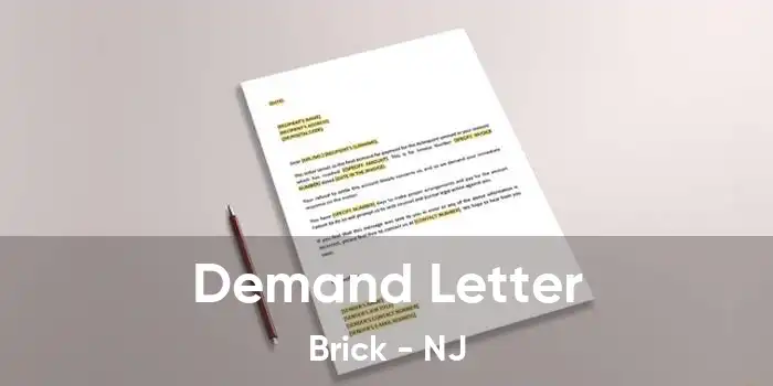 Demand Letter Brick - NJ