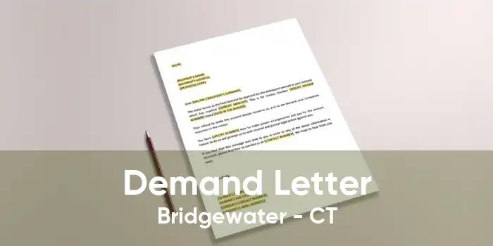 Demand Letter Bridgewater - CT