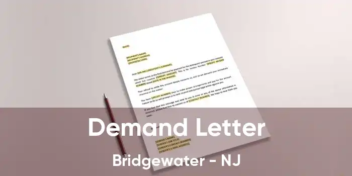 Demand Letter Bridgewater - NJ