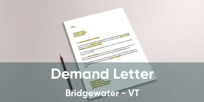 Demand Letter Bridgewater - VT