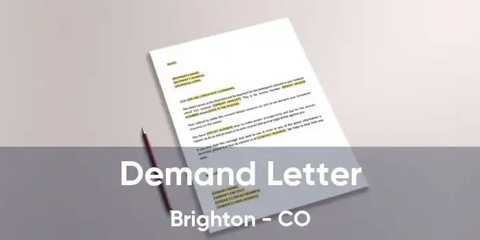 Demand Letter Brighton - CO