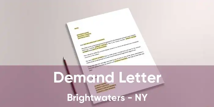 Demand Letter Brightwaters - NY