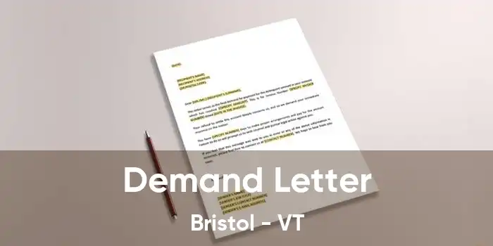 Demand Letter Bristol - VT