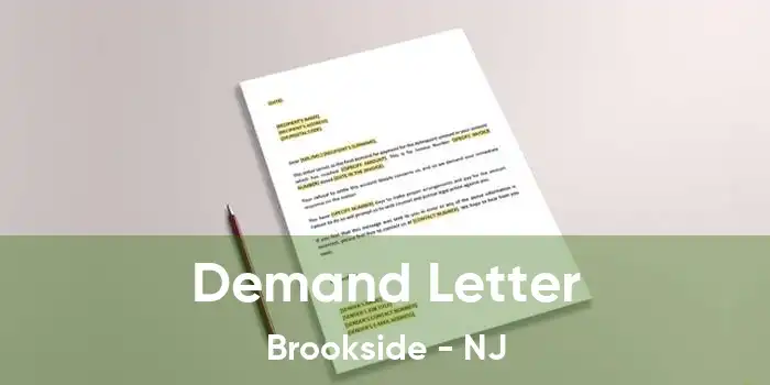 Demand Letter Brookside - NJ