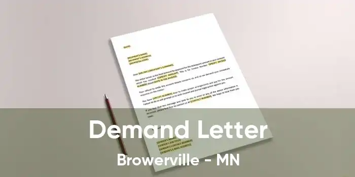 Demand Letter Browerville - MN