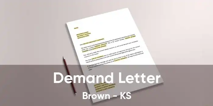  Demand Letter Brown - KS