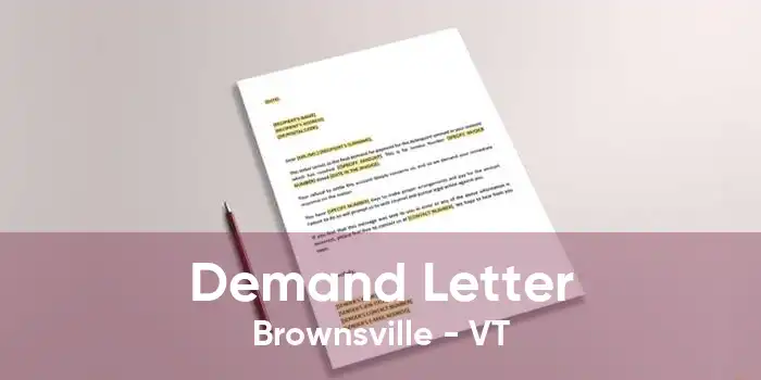 Demand Letter Brownsville - VT