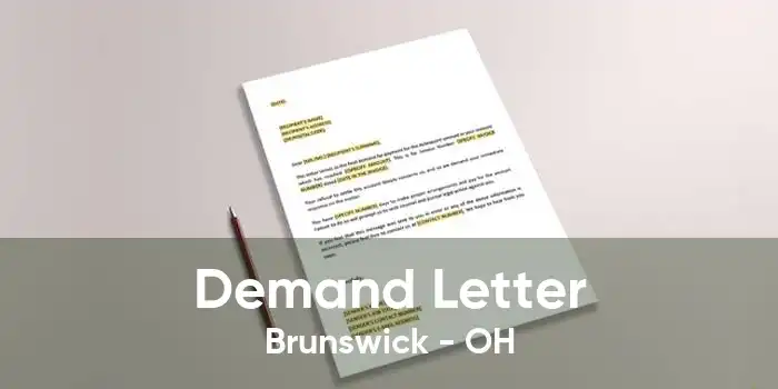 Demand Letter Brunswick - OH