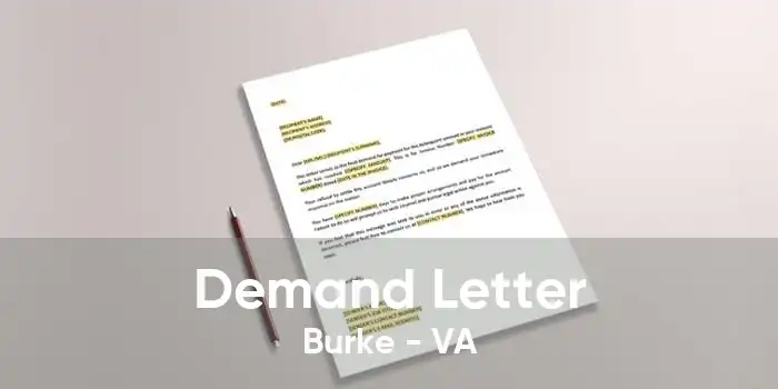 Demand Letter Burke - VA