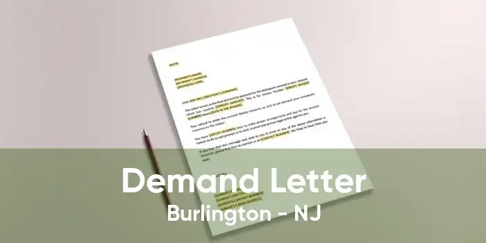 Demand Letter Burlington - NJ