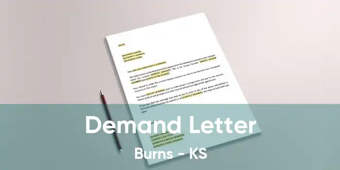 Demand Letter Burns - KS