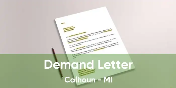  Demand Letter Calhoun - MI