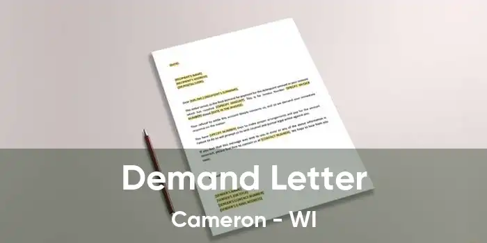 Demand Letter Cameron - WI