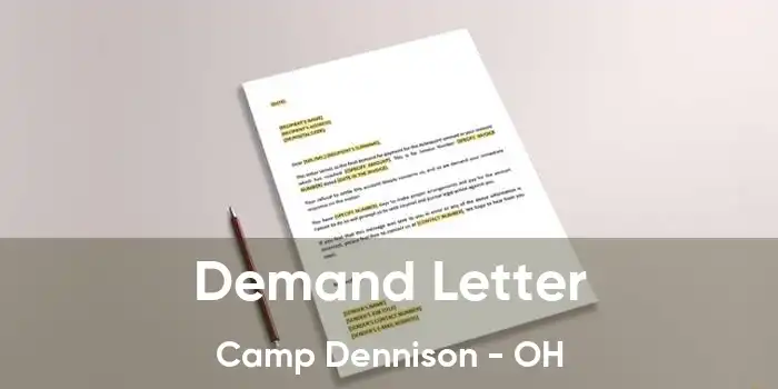 Demand Letter Camp Dennison - OH