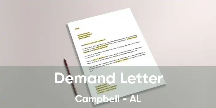  Demand Letter Campbell - AL