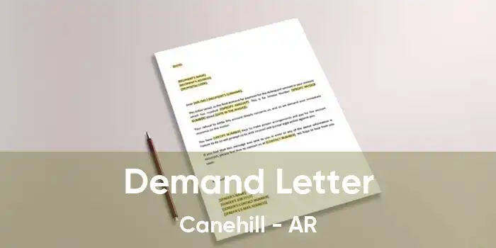 Demand Letter Canehill - AR