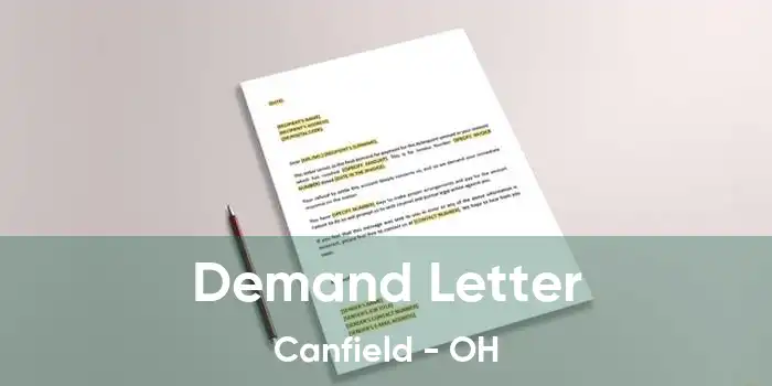 Demand Letter Canfield - OH