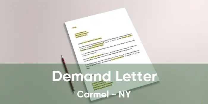 Demand Letter Carmel - NY