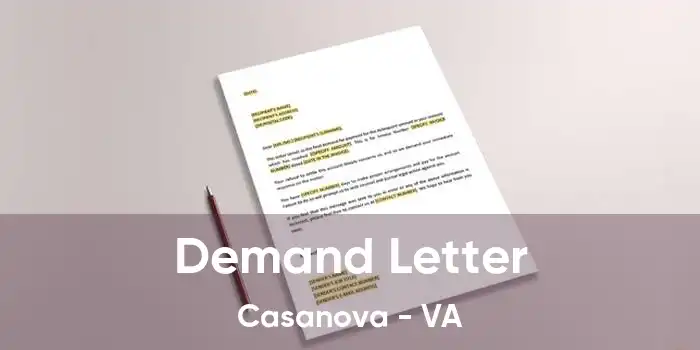  Demand Letter Casanova - VA