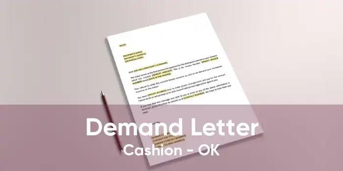 Demand Letter Cashion - OK