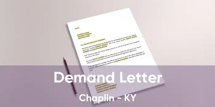 Demand Letter Chaplin - KY