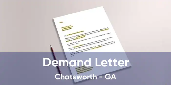 Demand Letter Chatsworth - GA