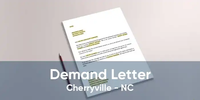 Demand Letter Cherryville - NC