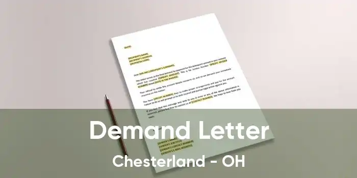 Demand Letter Chesterland - OH