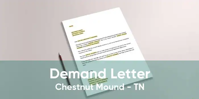 Demand Letter Chestnut Mound - TN