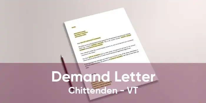 Demand Letter Chittenden - VT