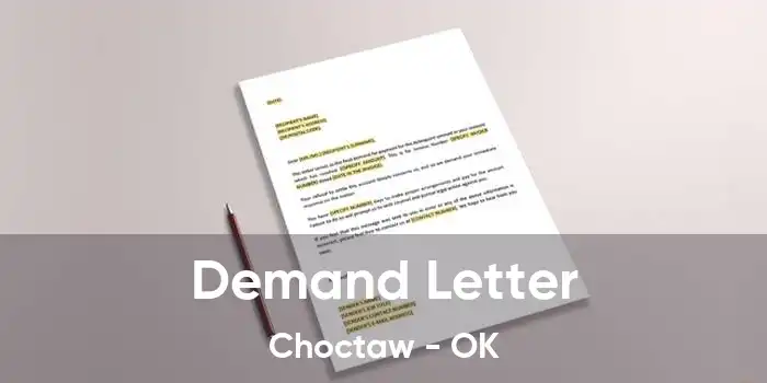 Demand Letter Choctaw - OK