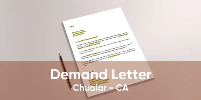 Demand Letter Chualar - CA
