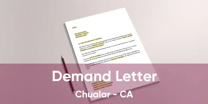 Demand Letter Chualar - CA