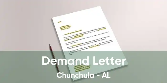 Demand Letter Chunchula - AL