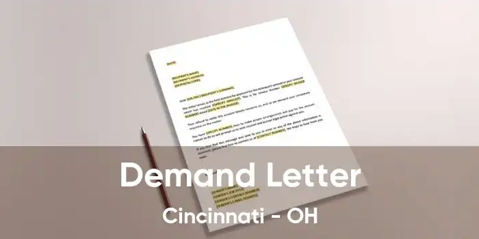 Demand Letter Cincinnati - OH