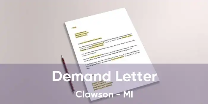 Demand Letter Clawson - MI