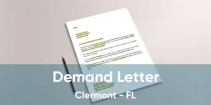 Demand Letter Clermont - FL