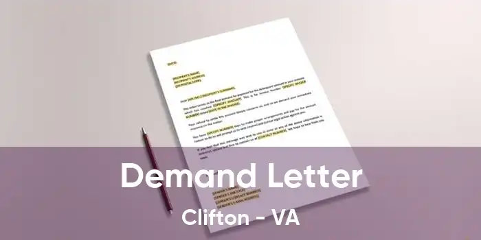 Demand Letter Clifton - VA