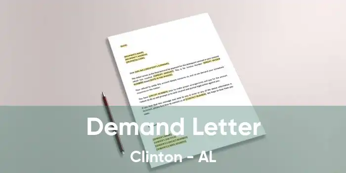 Demand Letter Clinton - AL