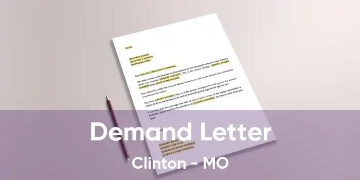  Demand Letter Clinton - MO
