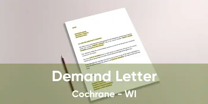 Demand Letter Cochrane - WI