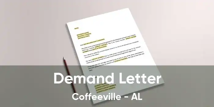 Demand Letter Coffeeville - AL