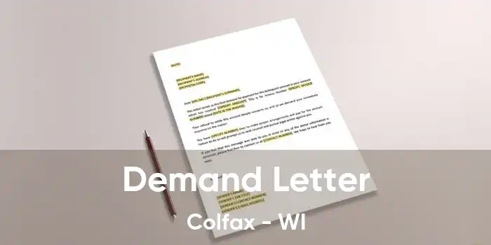 Demand Letter Colfax - WI