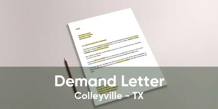 Demand Letter Colleyville - TX