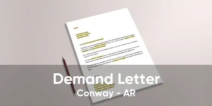 Demand Letter Conway - AR