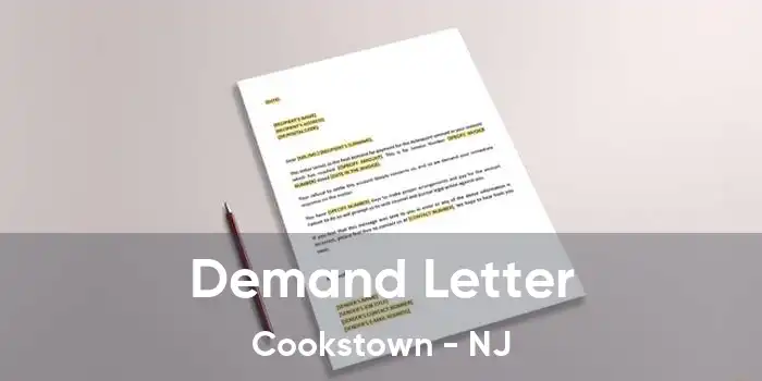 Demand Letter Cookstown - NJ