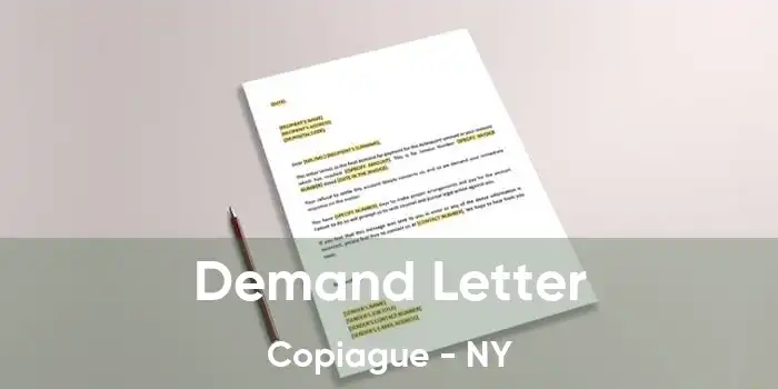 Demand Letter Copiague - NY